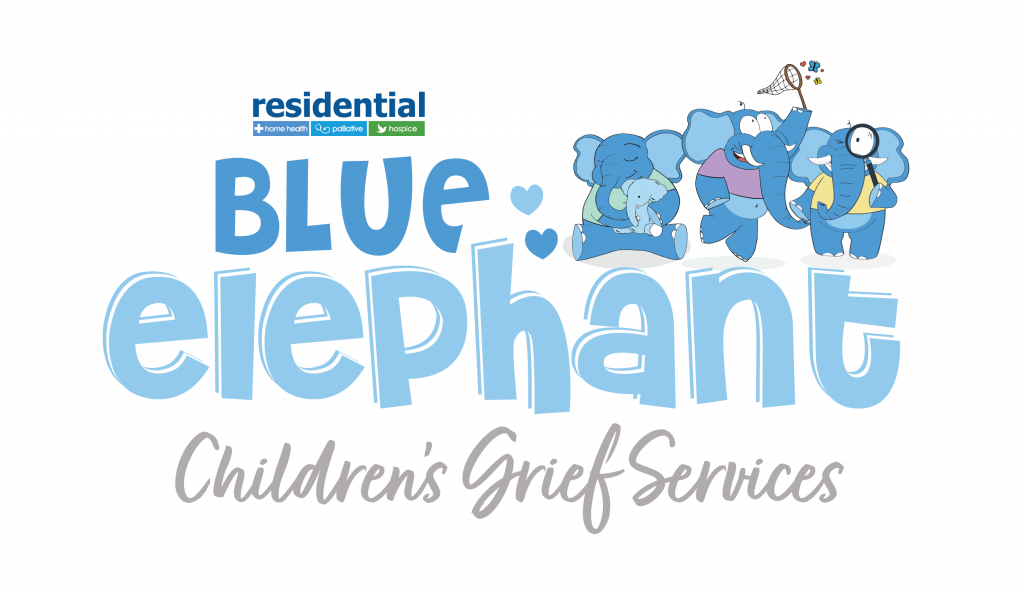 Blue Elephant Children's Grief Services Logo